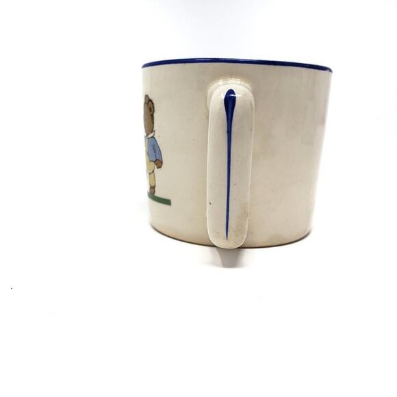 Vintage Porcelain Teddy Bear Coffee Mug Soup Mug or Tea Mug Collectors Cup - Picture 4 of 7